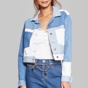 wild fable Color Blocked Denim Jacket